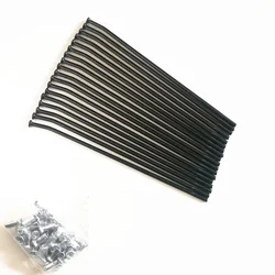 18pcs/lot motorcycle Spokes 4.0*170/174/180/190/195/204/209/238mm Customize Dirt bike Spokes
