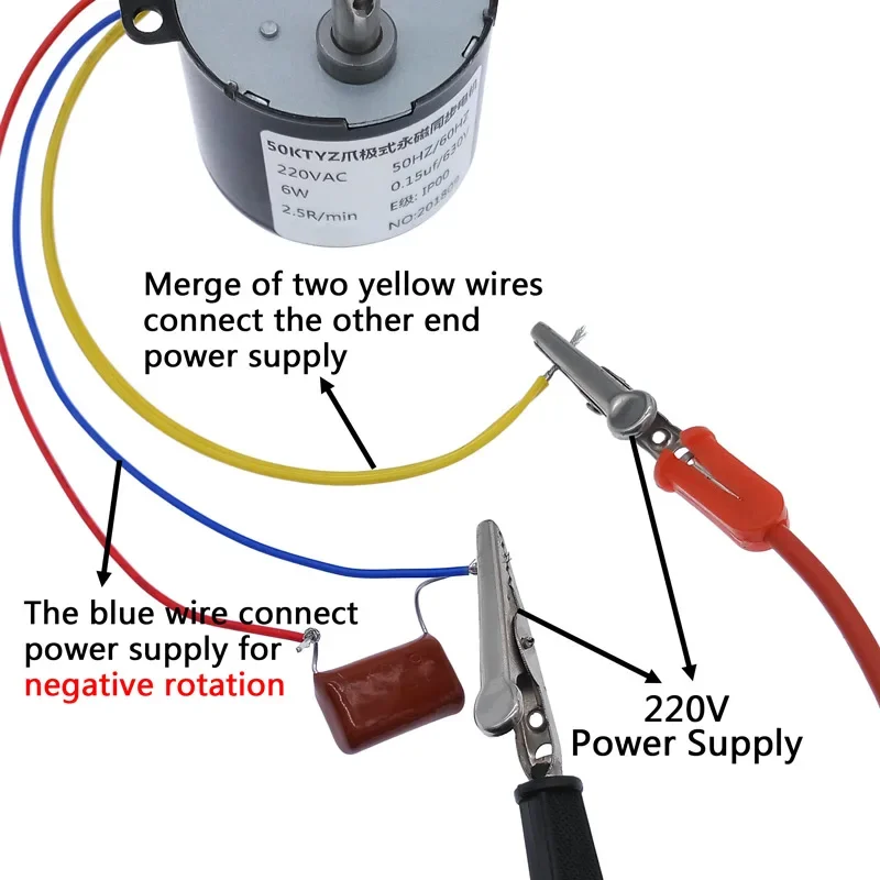 50KTYZ Permanent Magnet Synchronous Motor High Torque 220V AC Motor Forward And Reverse Controllable Geared Speed Reducer Motors