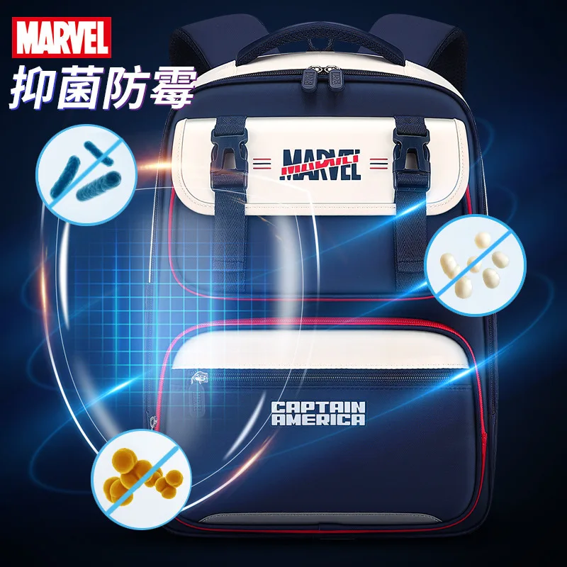 Echte Disney Schult aschen für Jungen Klasse 1-4 Spider Man Captain America Grundschule Schüler Schulter ortho pä dischen Rucksack Mochi las