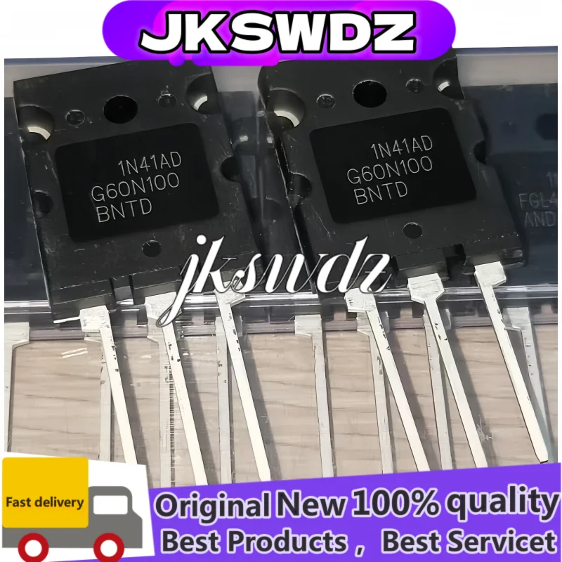 

5pcs/lot 100% Original new FGL60N100BNTD TO-264 G60N100BNTD TO264 G60N100 BNTD Transistor IGBT 60A 1000V