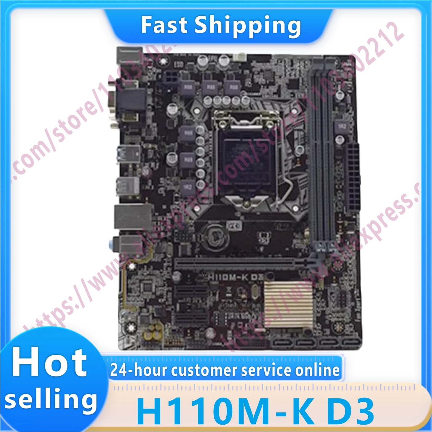 H110M-K D3 LGA 1151 Материнская плата DDR3 H110 32 ГБ CI-E 3.0 USB3.0 PCI-E 3.0 Micro ATX H110M-K D3 LGA 1151 Материнская плата DDR3 H110 32 ГБ CI-E 3.0 USB3.0 PCI-E 3.0 Micro ATX