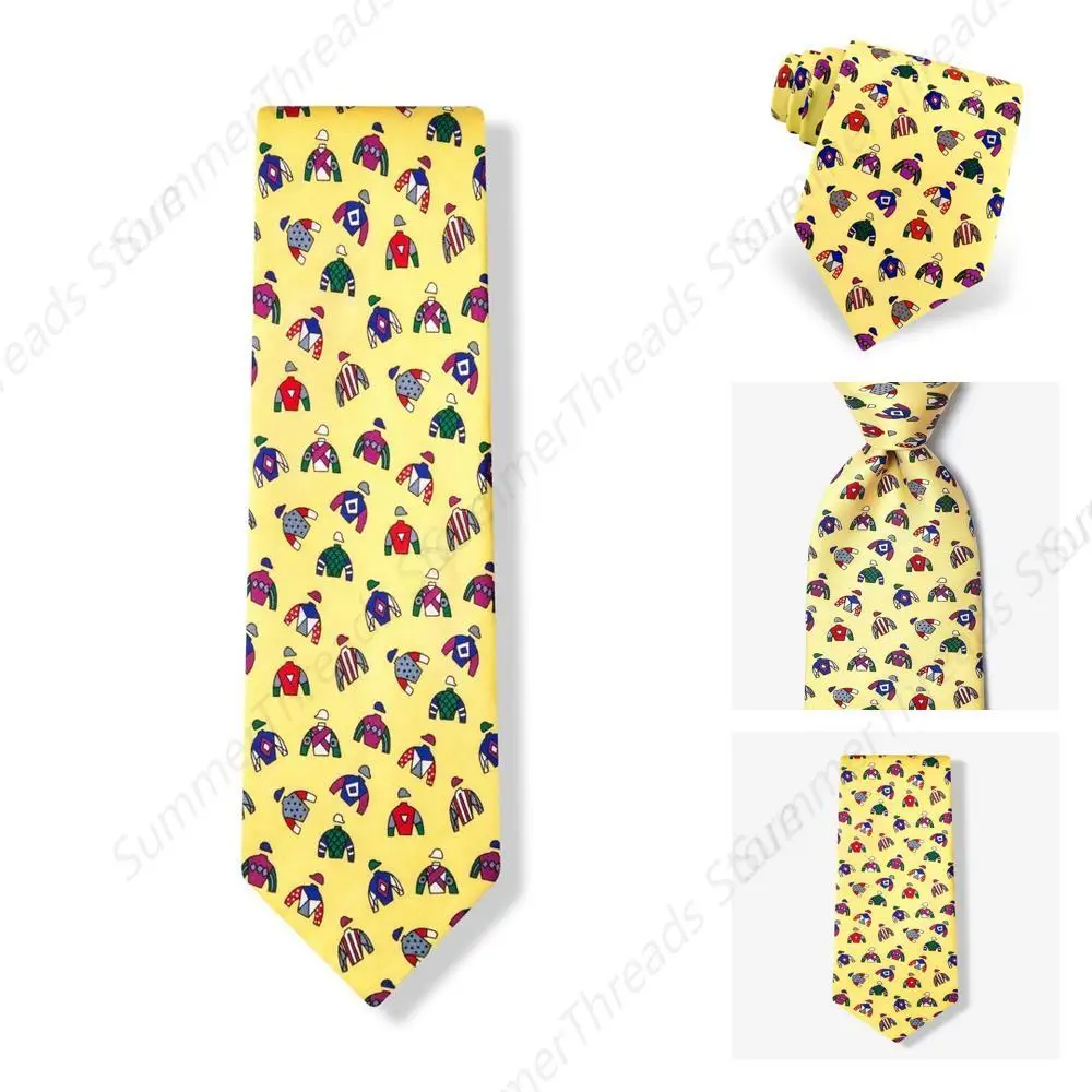 Yellow Silk Tie | Racing Colors Necktie