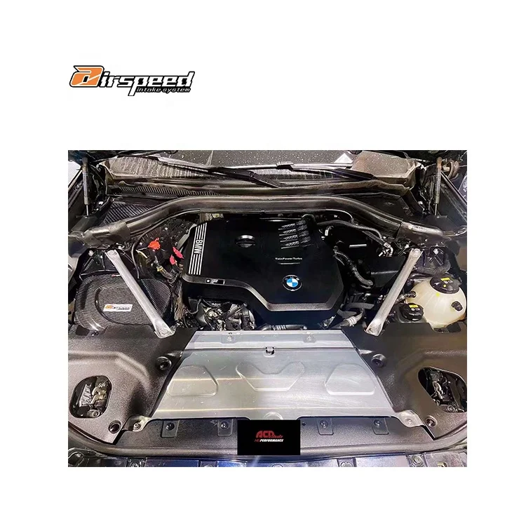 Airspeed Brand Real Car Data Development 100% Dry Carbon Fiber Air Intake air intake system For bmws X3 X4 2.0T