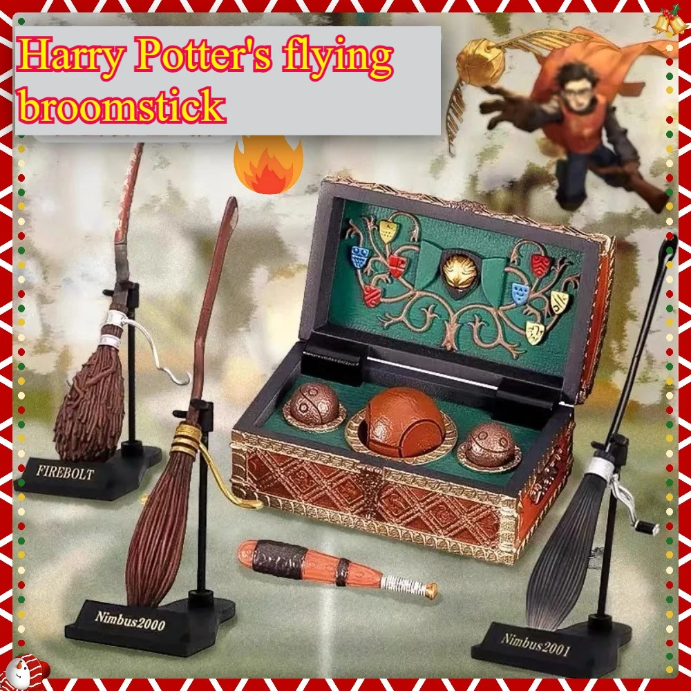 

Новая волшебная метла, мини-орнамент, аниме, периферийные устройства Quidditch, шариковая коробка, световое колесо 2000 2001, летающая метла, фейерверк