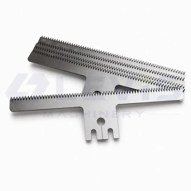 2026 HSS SKD11 Toothed Sealing Blade Serrated Cutting Knife for Plastic Film Food Bag Packaging Wholesale Direct Supply