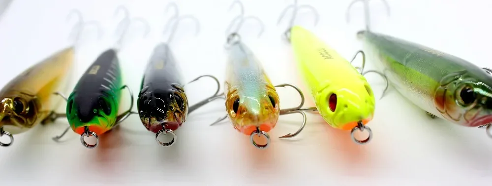 Topwater Walking The Dog 60 mm 3,4 g 105 mm 15,6 g harter Köder schwimmender Bleistiftstab Angelköder Bassoberfläche Schwimmer Wasser VMC Haken – Detail 23