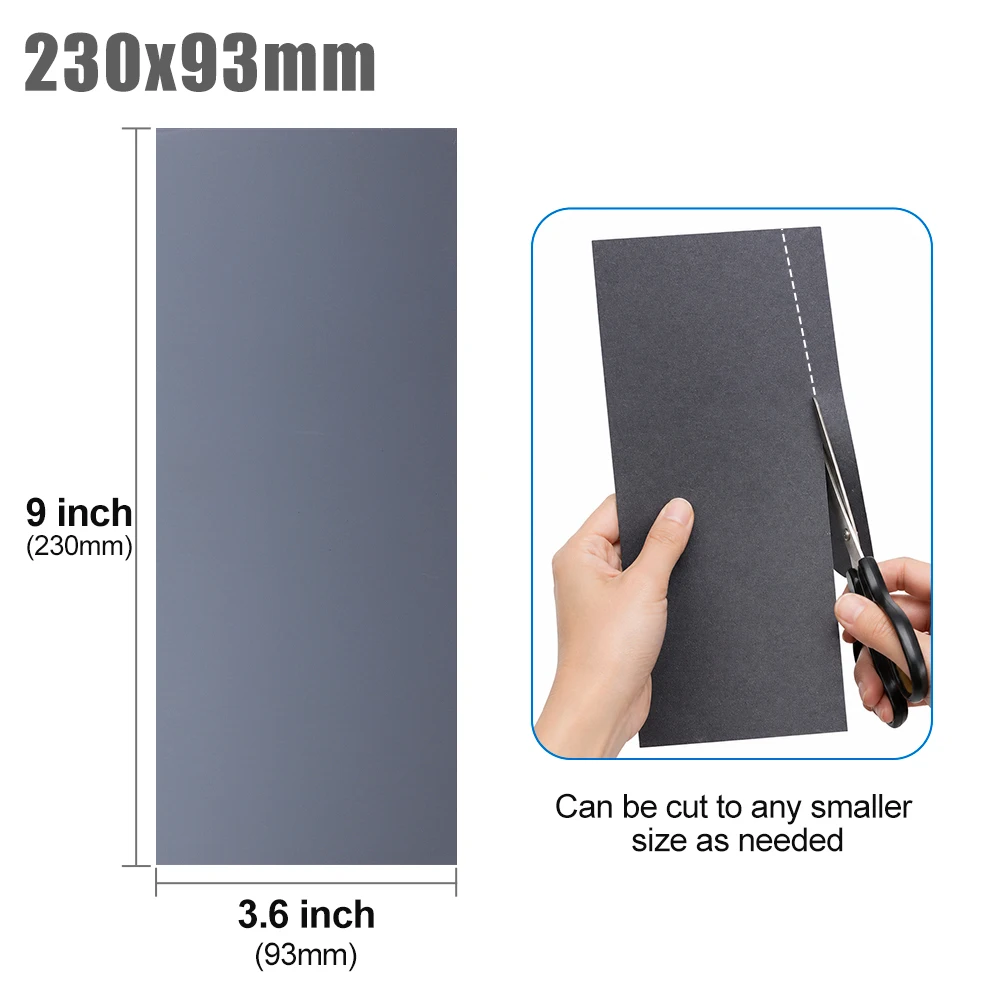 XCAN 12pcs Sandpaper Set 1000/1500/2000/3000/4000/5000 Grit Wet Dry Sand Paper Abrasive Paper Sheets For Wood Metal Car Sanding