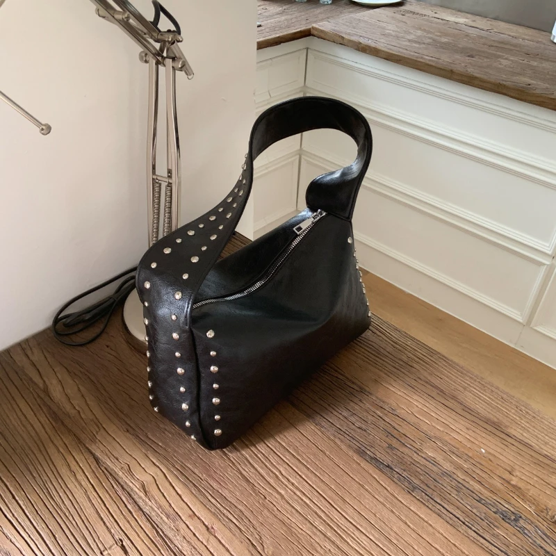 Crossbody Bags for Women Shoulder Bags Trendy Fashionable Rivet Large Capacity Tote Bag for Women Purse and Handbags Сумка Sac - view 4