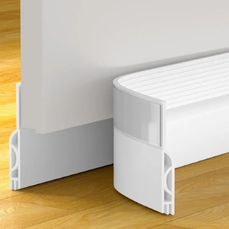 

6Pack Door Draft Stopper Door Sweep for Bottom of Door Weather Stripping Door Seal Gap Filler Bottom Noise Soundproof Cold Air