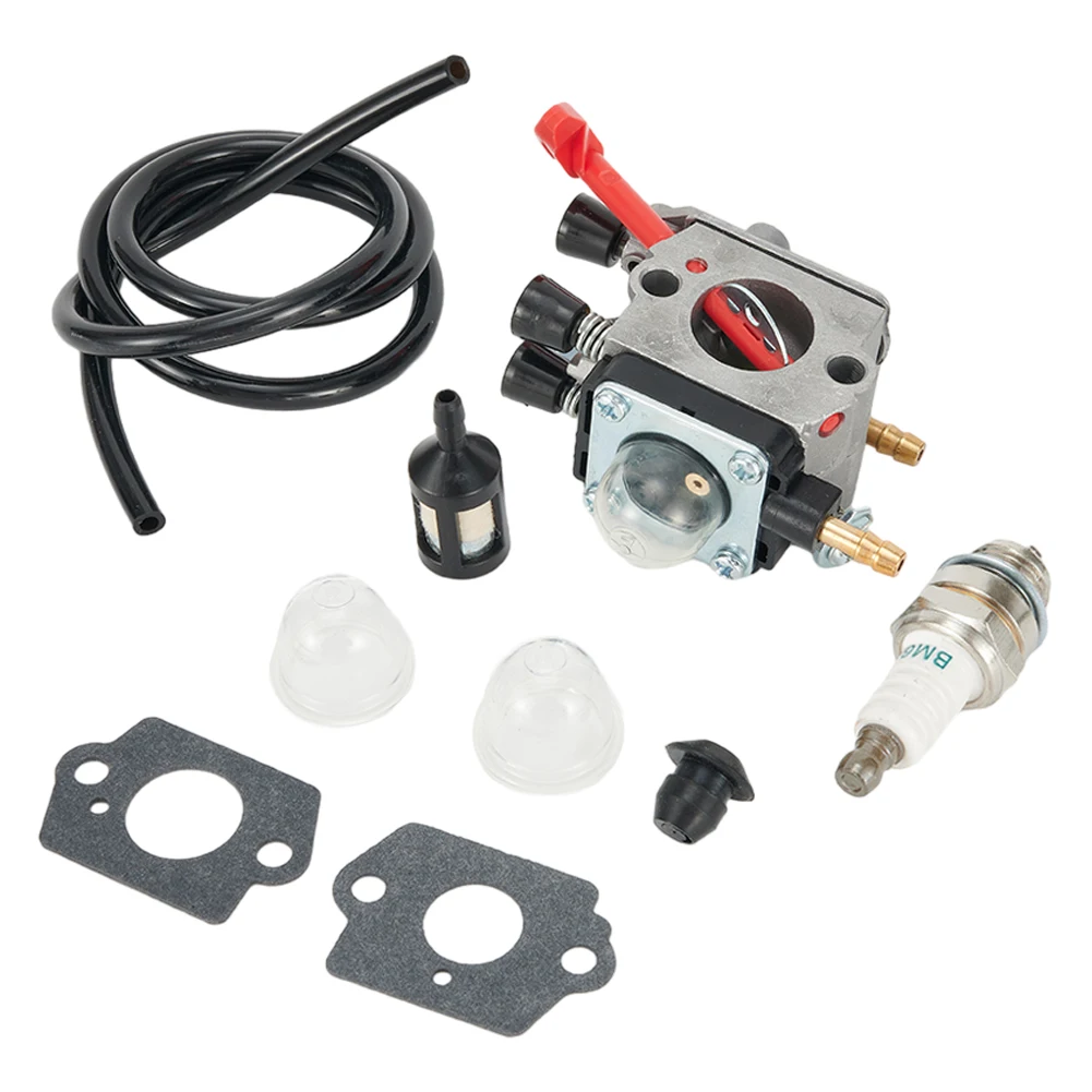 

High Quality Brand New Leaf Blower Carburetor Home Parts Replacement SH55 SH85 BG65 Component Fuel Line Filter 1set