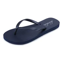Kidmi Women Solid Color Rubber Flip Flops Non Slip Thong Sandals Waterproof Quick Dry Bathroom Beach Pool Casual Flat Slippers - Image 3