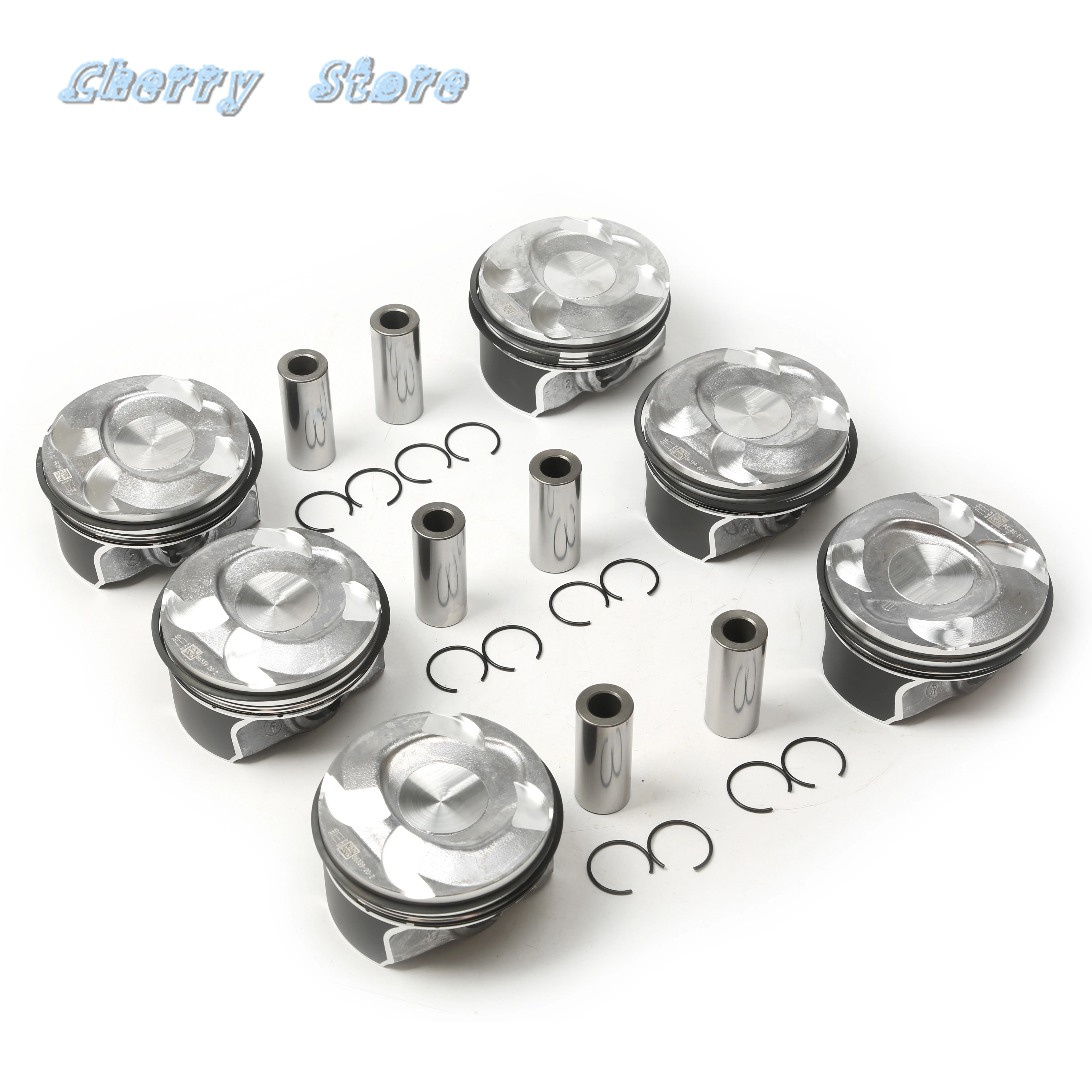 

86.50mm Pin 22mm Pistons & Rings Assembly Kit For Maserati Giberit 3.0T M156B M156D M157 318341 318342