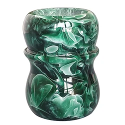 Dscosmetic Malachite Resin Hand Made Shaving Brush Handle for Men Shaving Brush