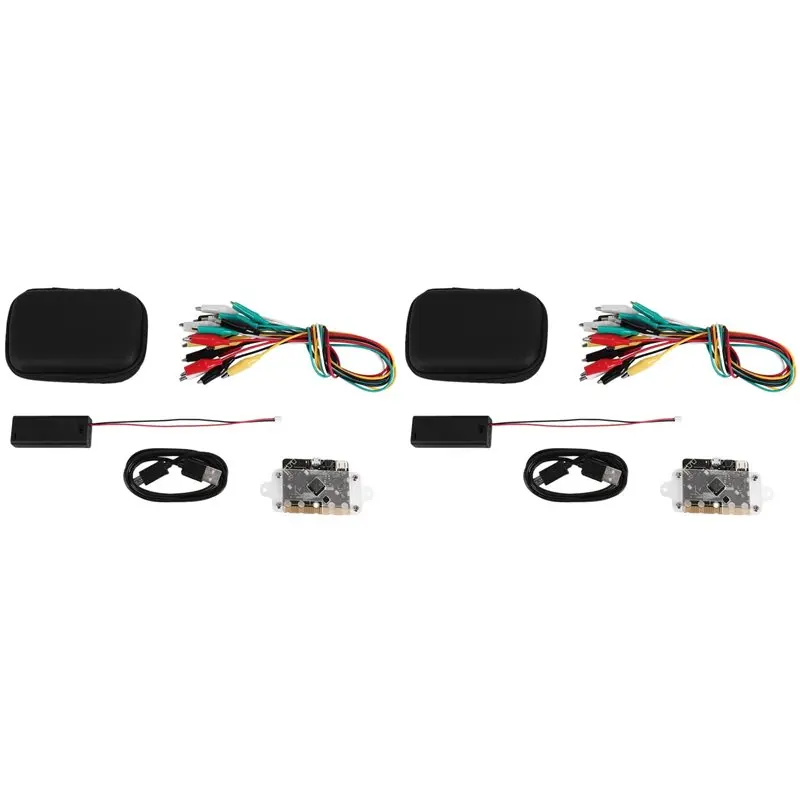 L62A 2X Microbit Single Board V2 Kit BBC Micro:Bit Board Built-In Speaker And Microphone Support Machine Learning