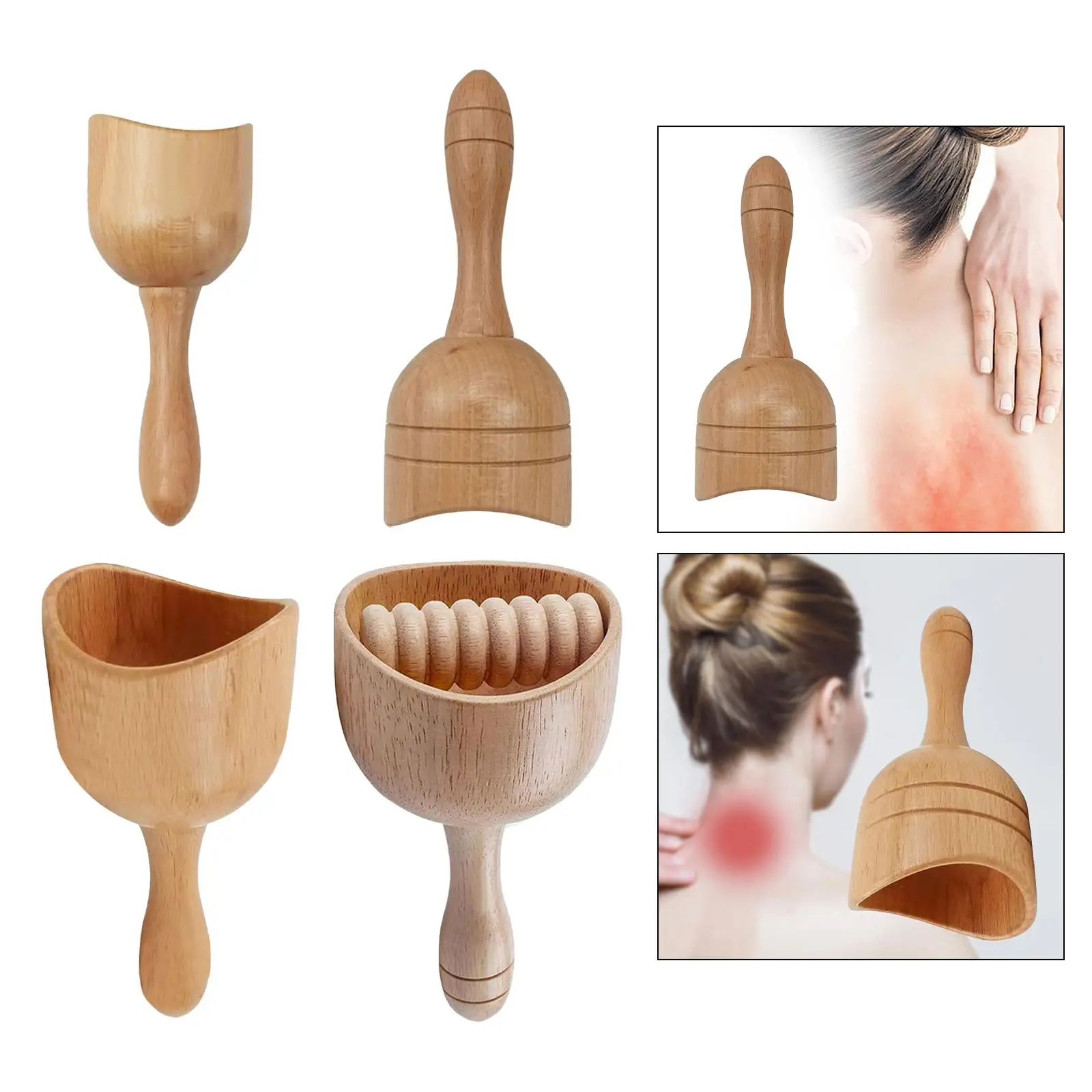 Wooden Massage Cup to Improve Sleep , Massage Therapists, Office Workers