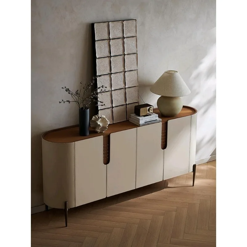 

Slate dining side cabinet Modern living room locker Small apartment household entrance door