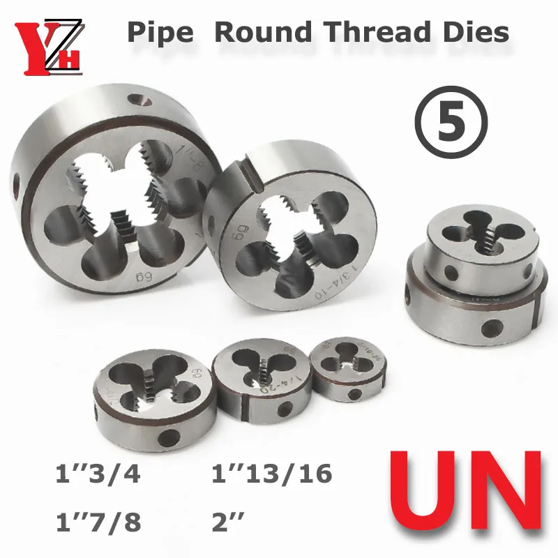 

Pipe Thread Die 1inch3/4 1inch13/16 1inch7/8 2inch UN UNC UNF UNEF UNS Round Dies Right Hand Cutting Tool Steel