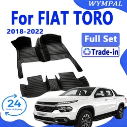 Customized Artificial Leather Car Floor Mat For FIAT TORO 2018 2019 2020 2021 2022 Protect Your Vehicle's Interior Accessory