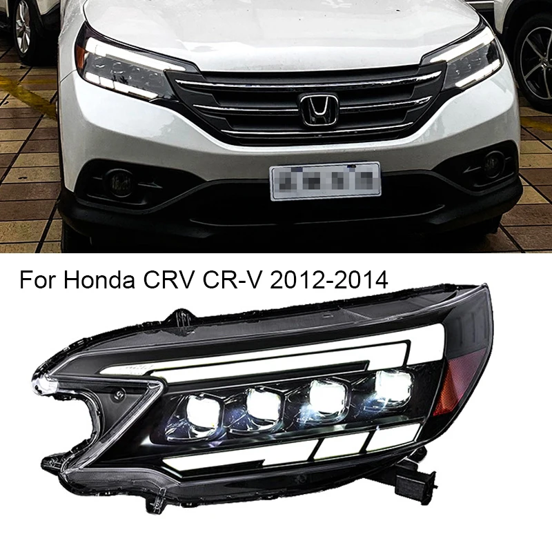 

LED Headlights Assembly For Honda CRV CR-V 2012 2013 2014 Projector DRL Dynamic Turn Signal