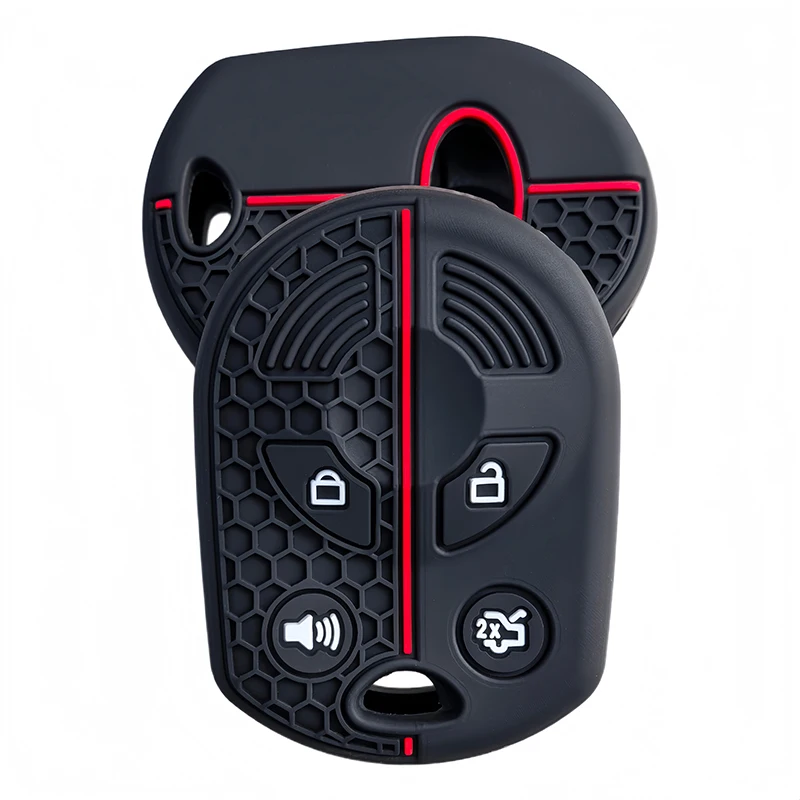Silicone Car Key cover case For Ford Escape Fusion Mercury Edge Expedition Flex Mustang Taurus For Lincoln