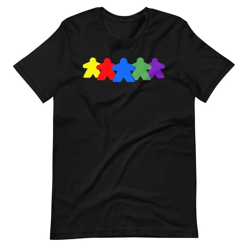 Meeple Shirt Tabletop para Board Game, Presente interessante para o amor, Gaming Gift