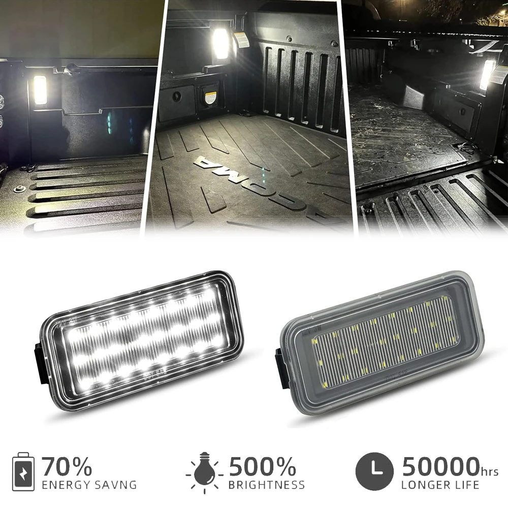 

24SMD светодиодный внутренний багажник грузовой светильник Canbus без ошибок для Toyota Tacoma 2020-2023 OEM # 90080-87026 Задний фонарь салона грузовика