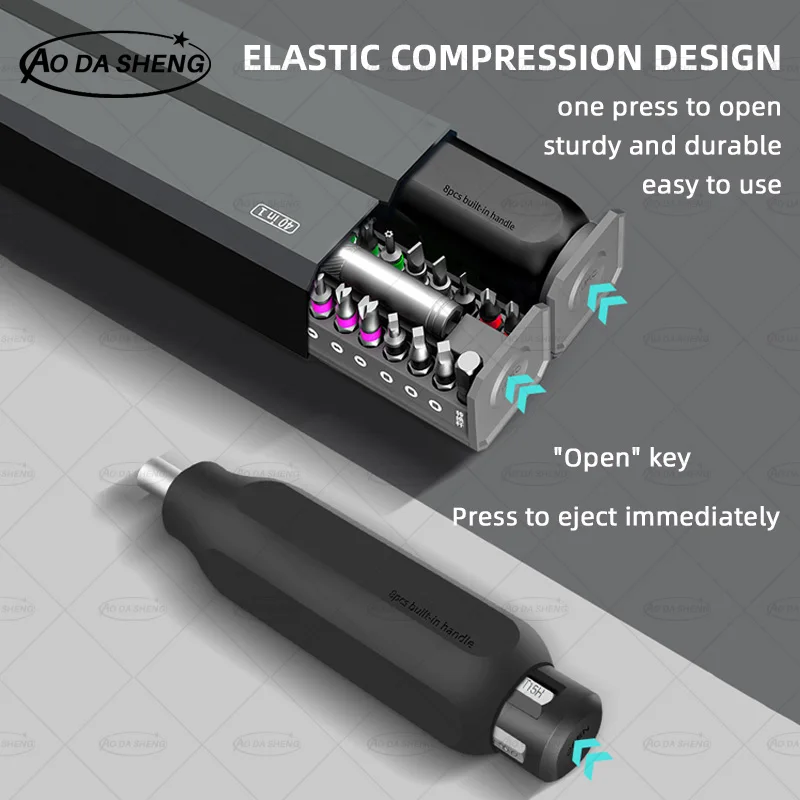 XMSJ 40 in 1 Screwdriver Set Precision Magnetic Multifunctional Household for Smart Home PC Phone Disassembly and Repair Toolbox