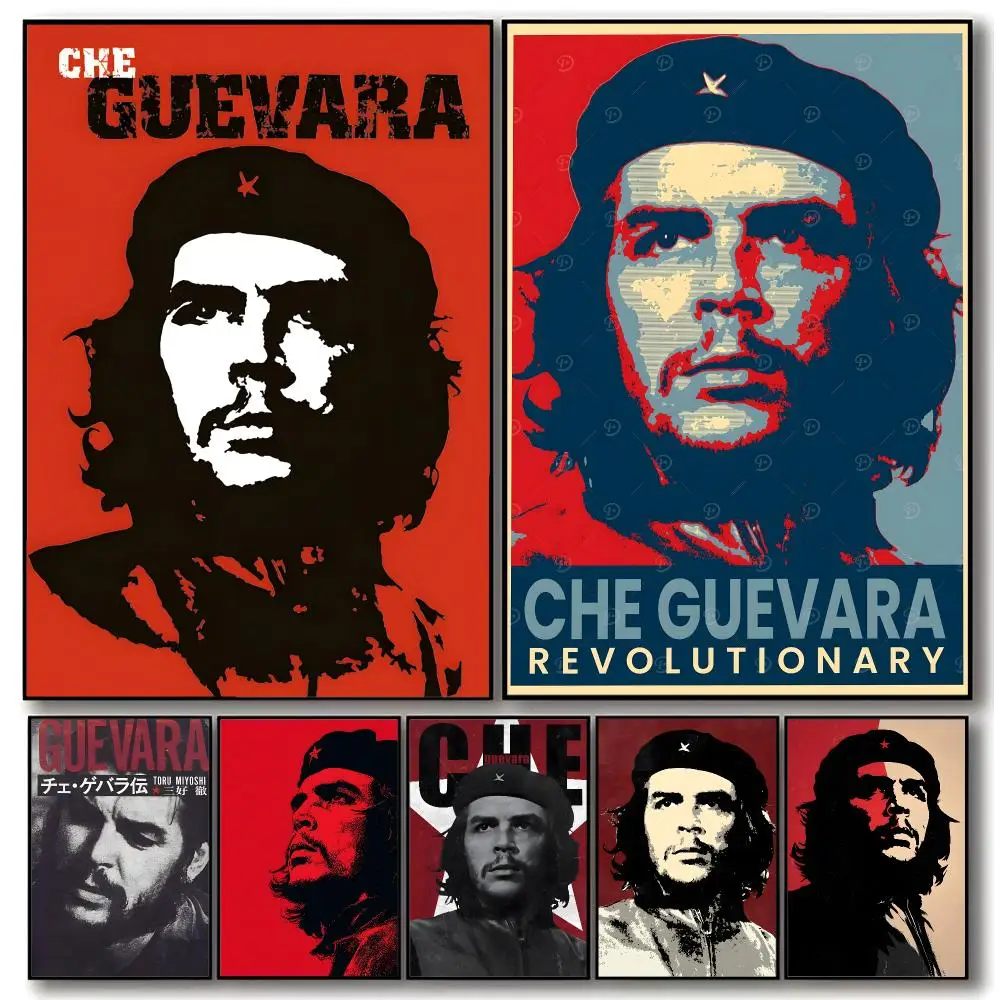 Historical figure Che Guevara Poster Aesthetic Dorm & Bedroom Wall Art Decor