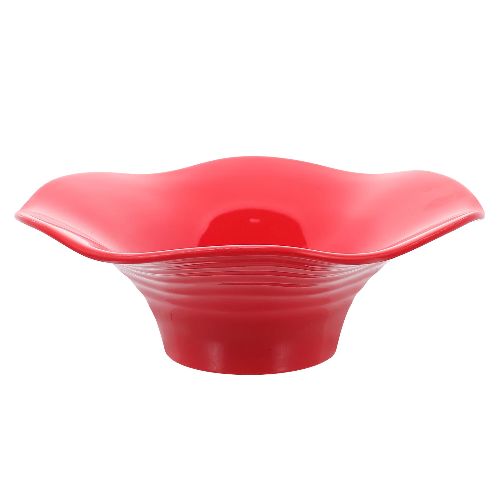 

1pc Wave Rim Dessert Lightweight Soup Noodle Fruit Salad Multi-Function Household Smoothie Bowl Daily Use Decorative