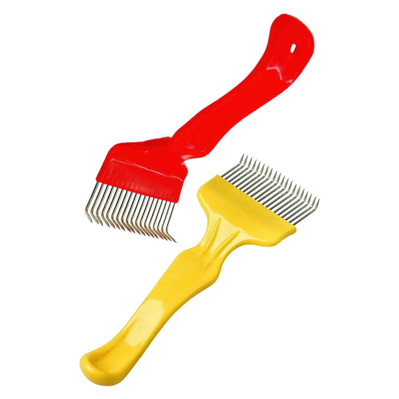Bee Keeping Honey Comb for Beekeeping 90 Degree Crank Fork 19cmx7cm 21 Pins Honey Uncapping Fork Beekeeping Uncapping Fork