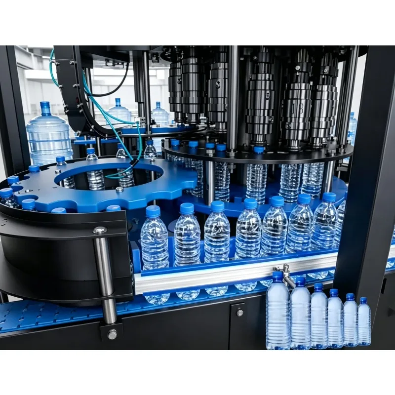 Linea di Produzione Personalizzata per Acqua Minerale Industriale, Macchina Automatica per Imbottigliamento Acqua Pura 3 in 1