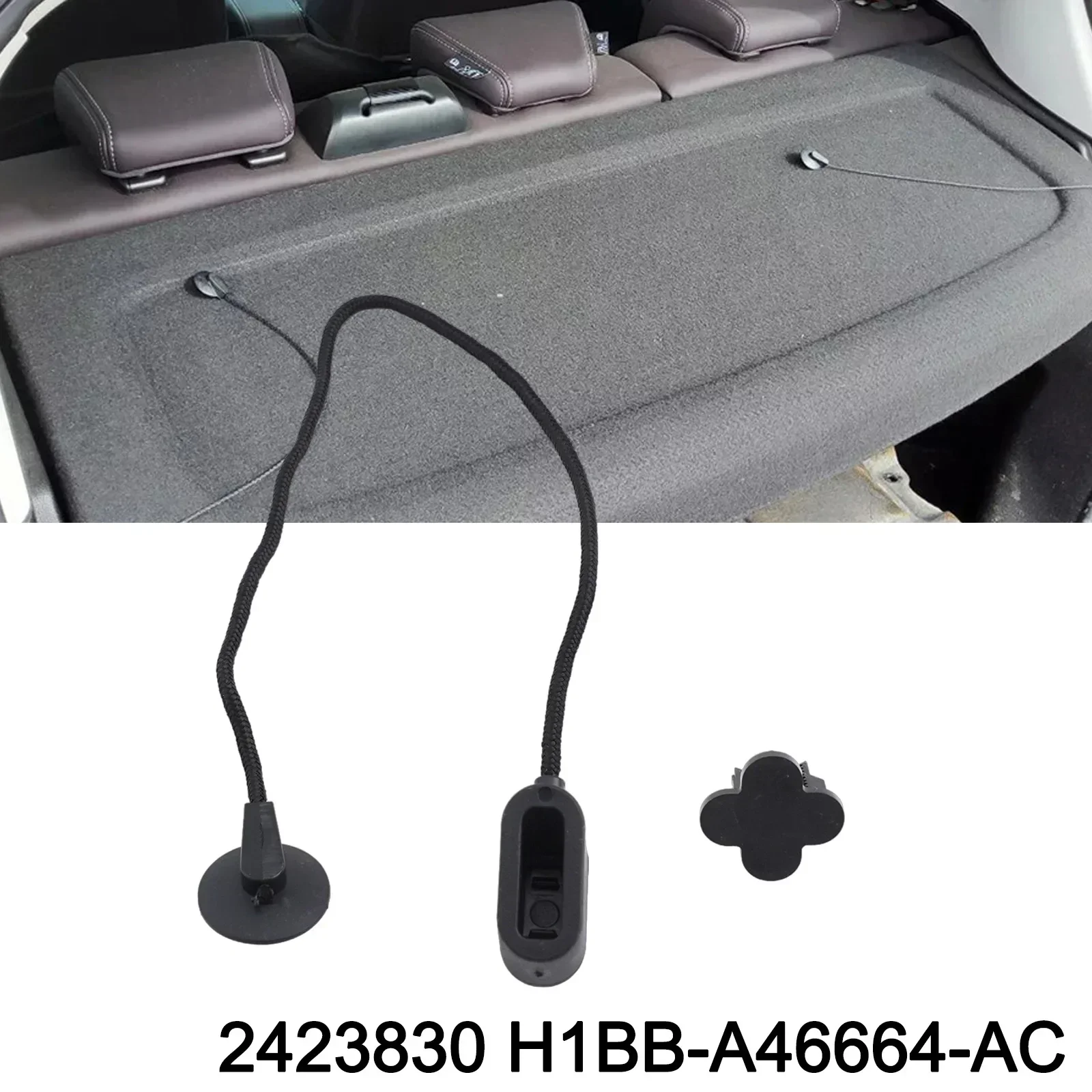 Cubierta De Estante De Equipaje Para For D Cordón De Estante De Maletero Para Fiesta MK8 2017-2023 2423830, Accesorios De H1BB-A