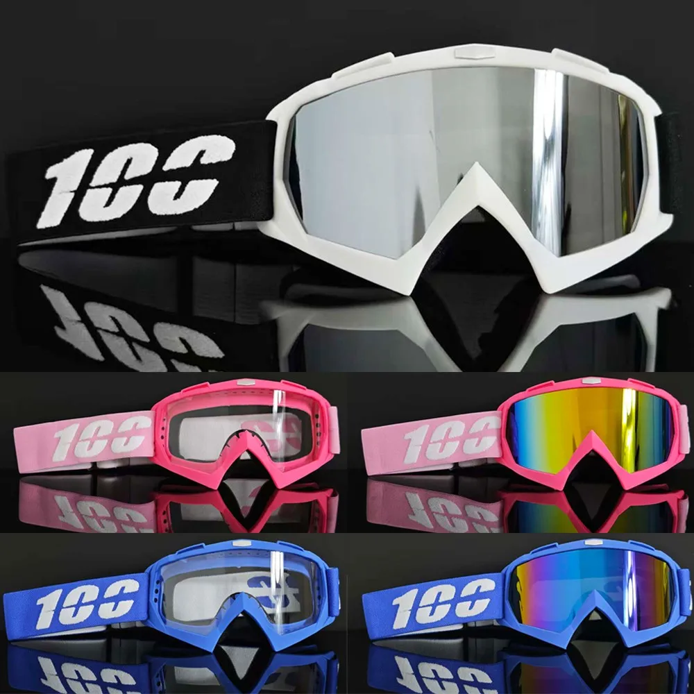 

100 защитных очков для мотоциклов, устойчивые к царапинам, ветрозащитные, для защиты глаз при езде на мотоцикле на открытом воздухе и в гоночных видах спорта