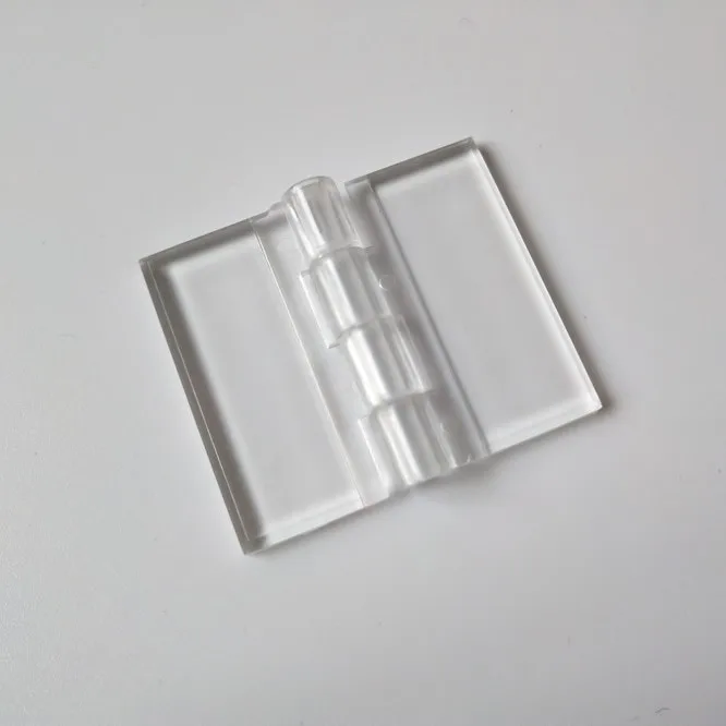 

20pcs Clear Tiny Compact Piano Hinge Furniture Tiny Hinges Durable Material Versatile Application Frosted Finish