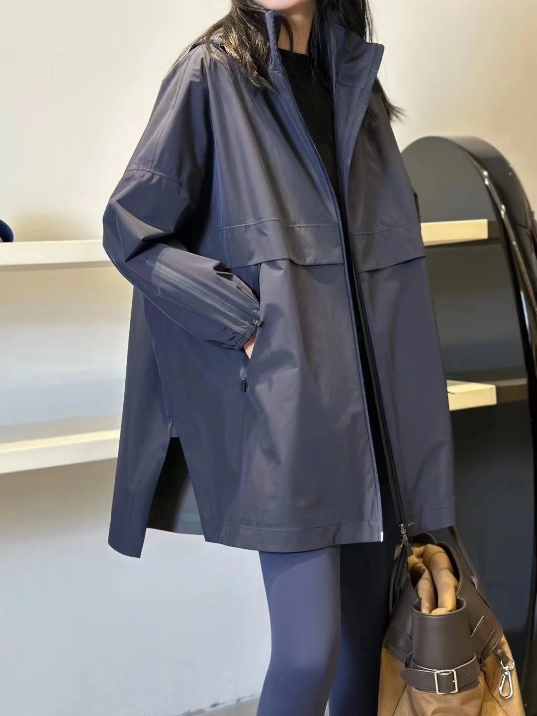 2026 Ladies Outdoor Sports Golf Hooded Jacket Breathable Comfort Wind Resistant Women Golf Casual Outer Garment