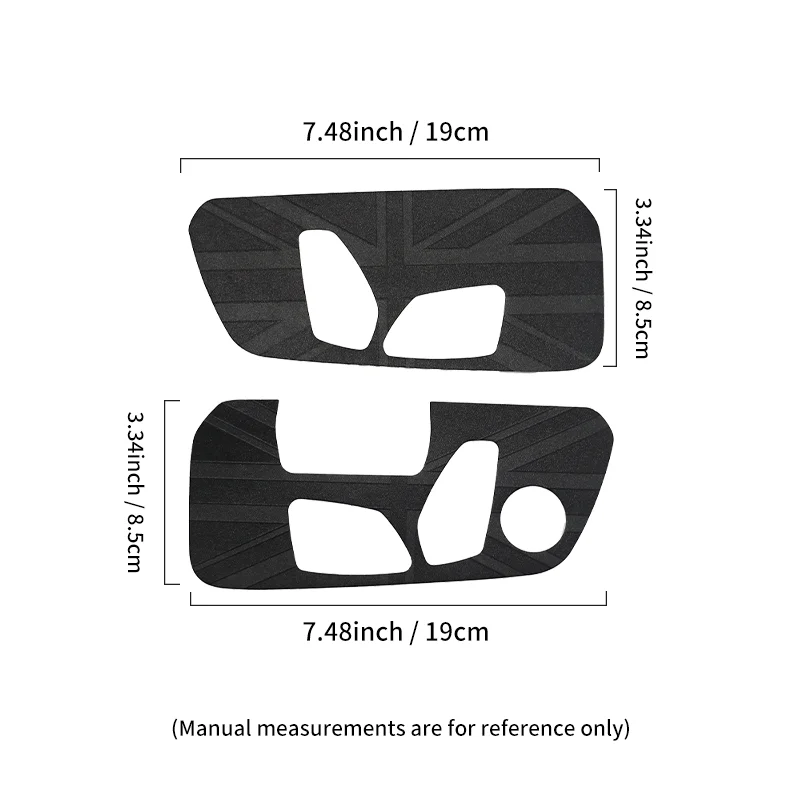 2PCS PU Leather Seat Adjustment Panel Decorative Sticker For BMW MINI JCW Countryman U25 Car Interior Accessories