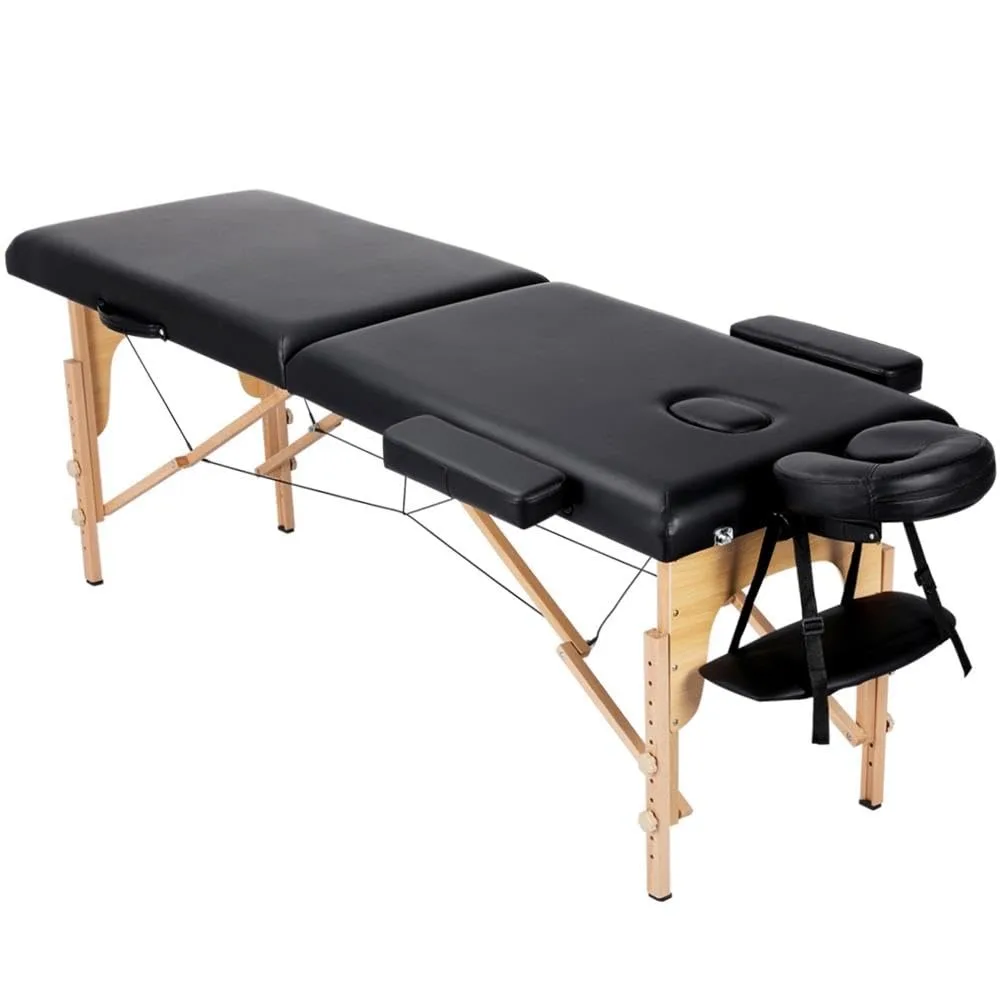 Mesa de masaje ajustable portátil para técnicos de pestañas, spa, belleza y fisioterapia