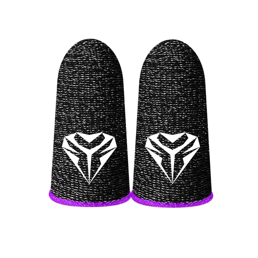 1-5Pairs Mobiele Game Vingertop Handschoenen Transpiratie Antislip Gaming Vinger Mouw voor PUBG Ademende Vingertop Cover Duim handschoen