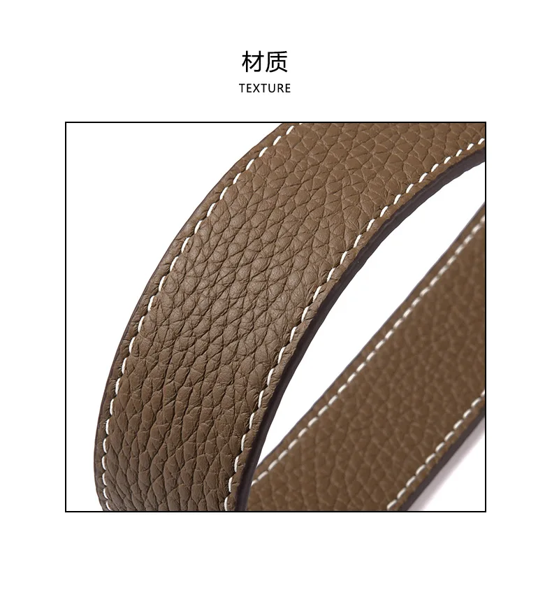 67CM Togo leather bag strap for shoulder bag genuine leather strap for crossbody bag strap handbag replacement