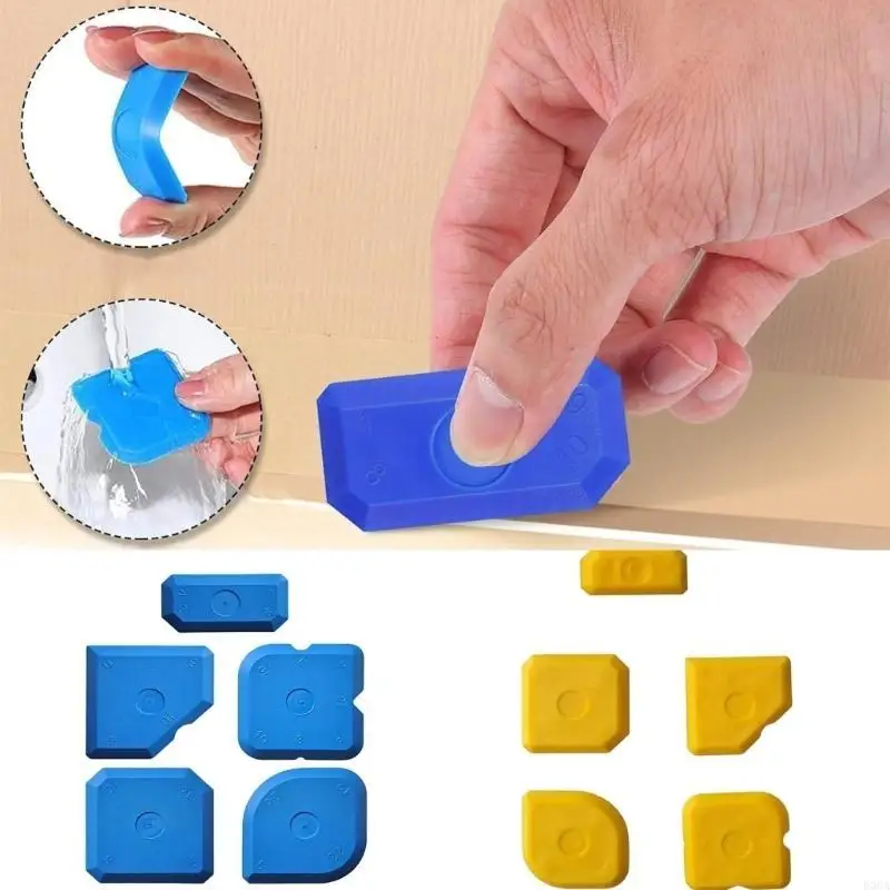 Caulking Scrapers Tool Fill Gaps Caulking Tool Set of 5 Scrapers 