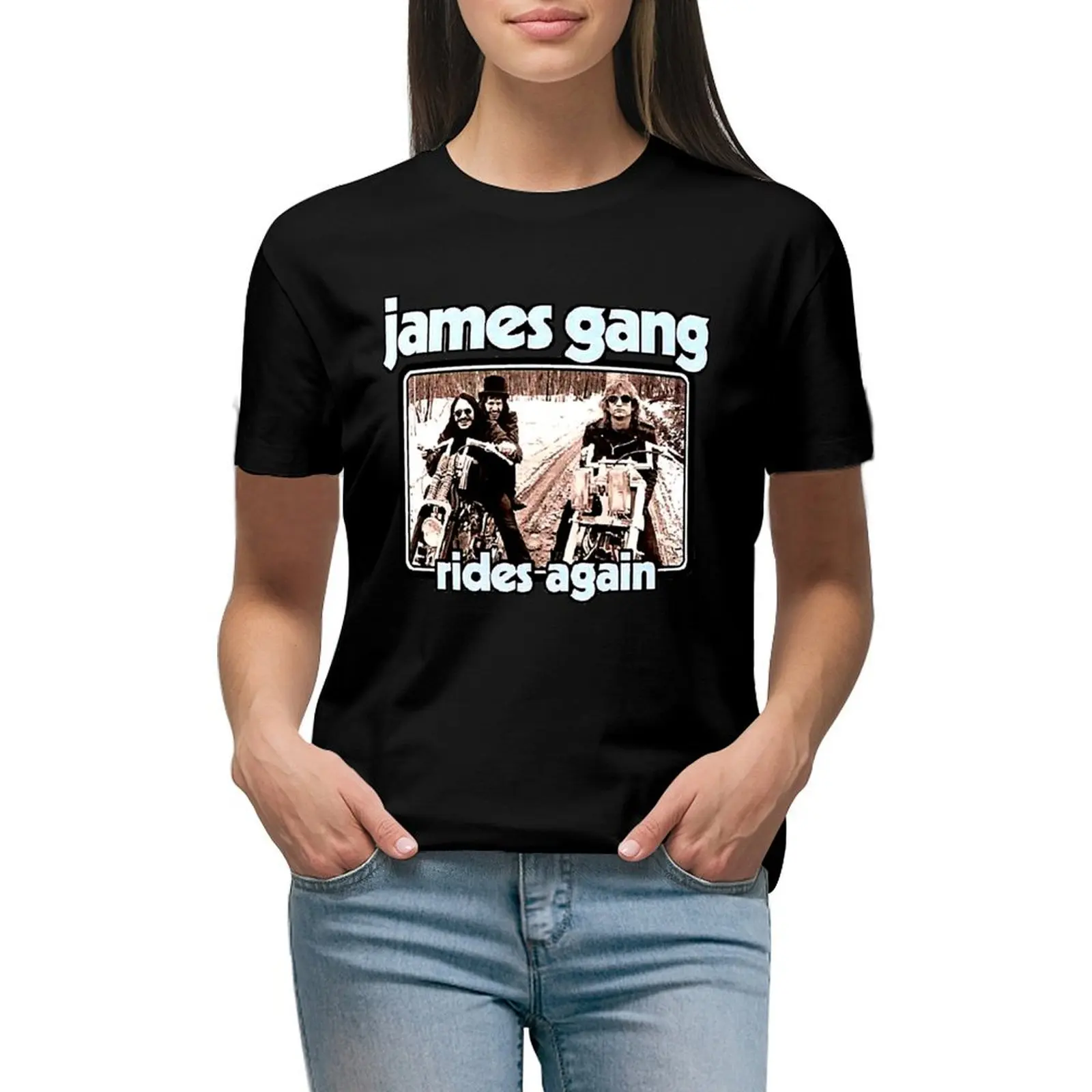 James Gang Rides Agains Essential T-shirt lady clothes summer tops t-shirt dress for Women plus size