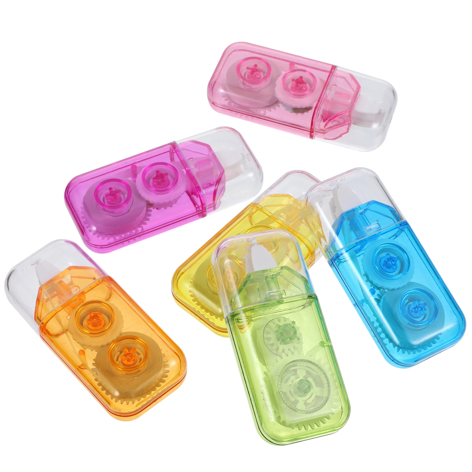 

6pcs Portable Correction Tape For Students Classroom Stationery Supplies Eraser Tape Rewriting Convenience Adhesive