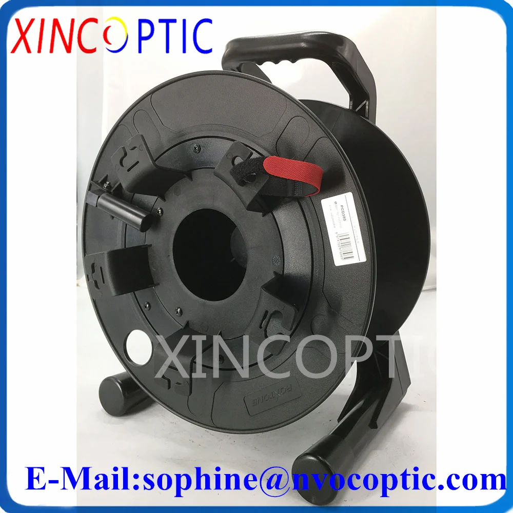 

Robust PCD380 Fiber Optic Cable Reels with Winder 380mm,Unbreakable Plastic Audio Signal Mobile Car/Tow Spool Winding Drum