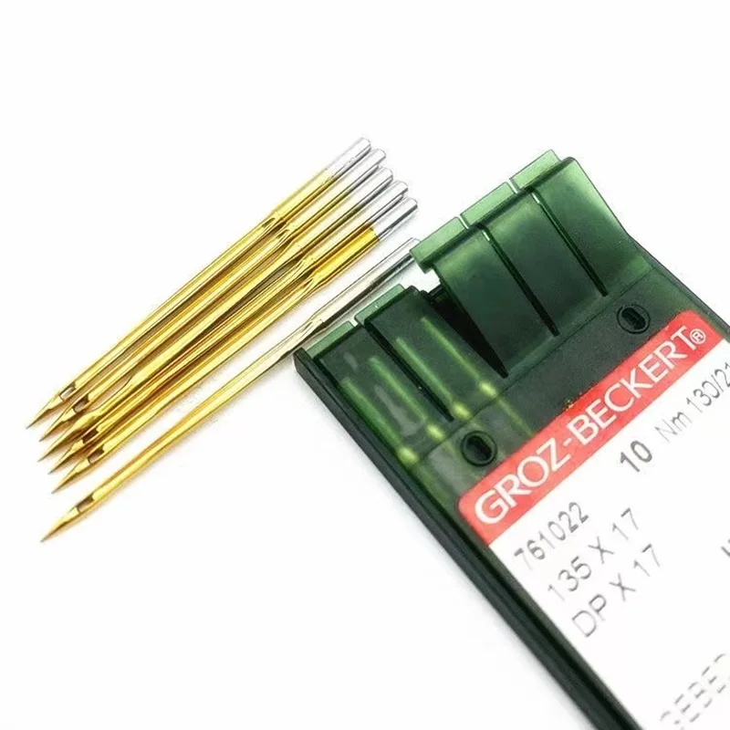 10PCS DPX17  135X17 GROZ-BECKERT Needles For Industrial Sewing Machine Golden Needle High Quality