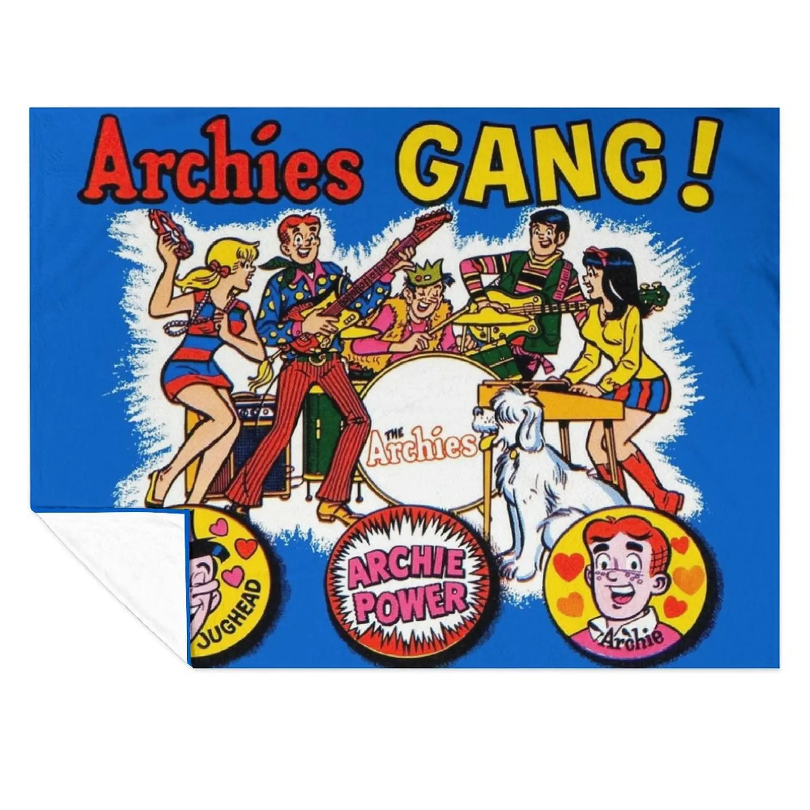 

Archie's Gang! Throw Blanket Beach Soft Plaid wednesday Stuffeds Blankets