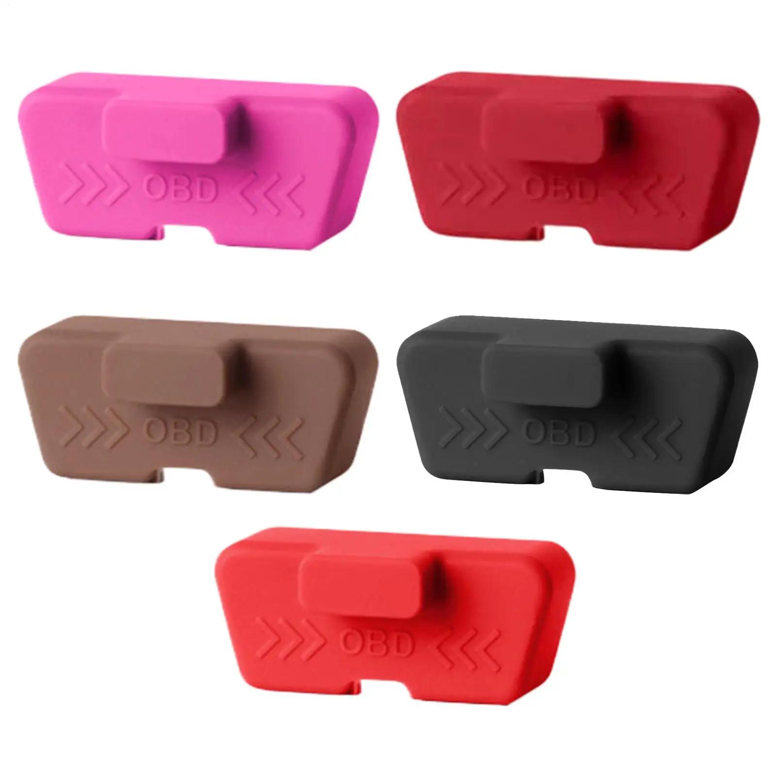 1Pc Silicone Car OBD Port Cover Waterproof Rust-proof OBD Port Lock Protective Sleeve Dust OBD Clogging Caps for Car Accessories