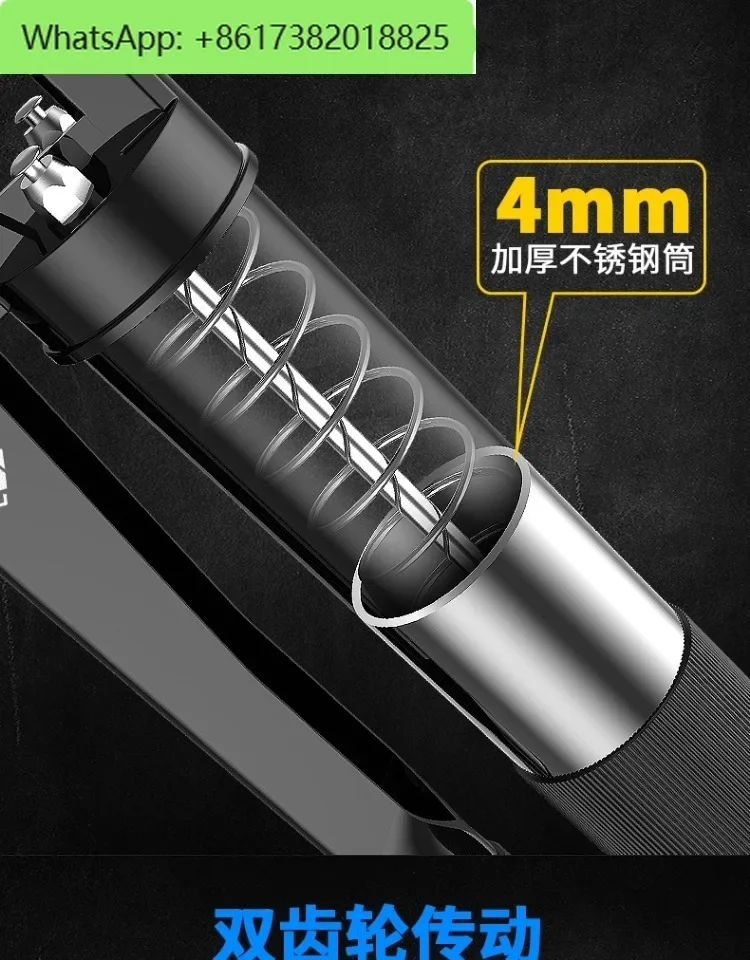 مسدس الزبدة اليدوي المتخصص بسحاب من النوع المزيت وحفارة شريط الضغط المفرد والمزدوج آلة الزبدة الصغيرة #5