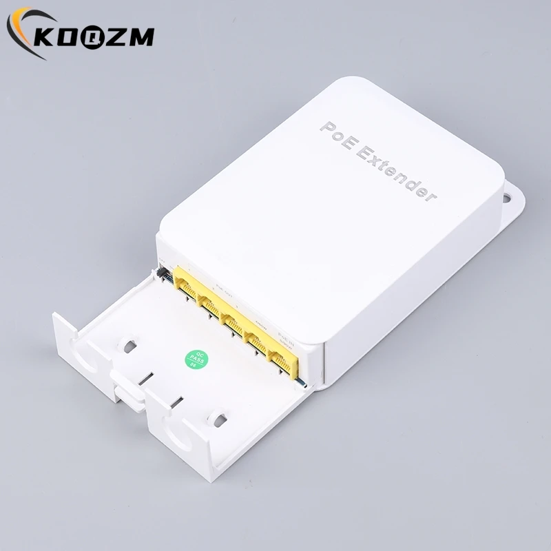 

5 Ports Outdoor PoE++ Gigabit Extender, 1 In 4 Out PoE Repeater With 1000Mbps IEEE802.3af/at/bt Compatible IP65 Waterproof