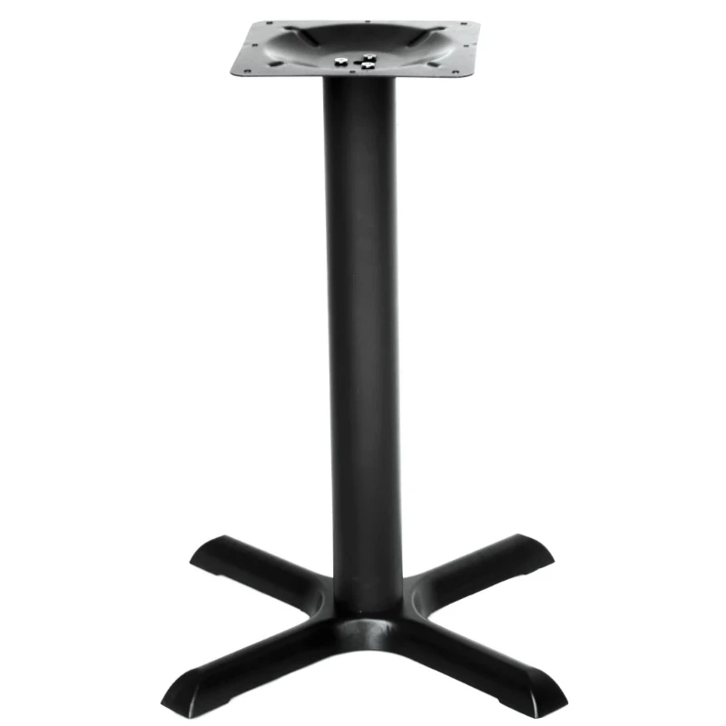 Black Forged Industrial Frame Brushed Powder Coated Bottom Desk Metal Cast Iron Dining Table Feet