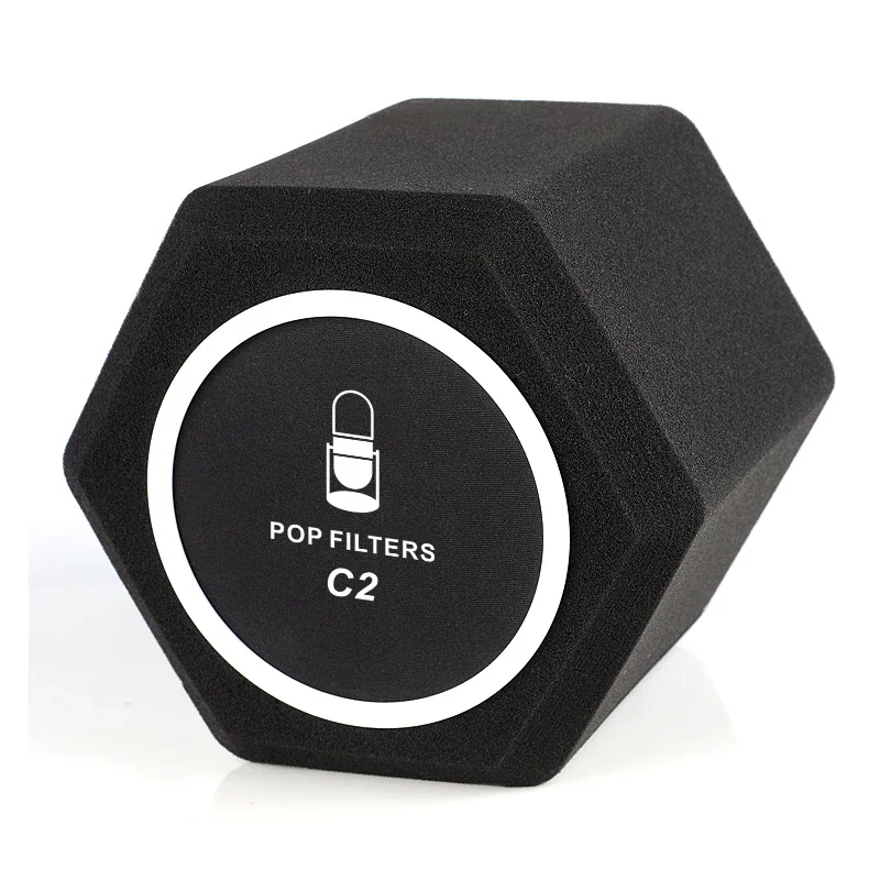 Microfono Vento Shield Filtro anti-pop Sfera di isolamento acustico per studi di registrazione Mic Schiuma fonoassorbente per live streaming